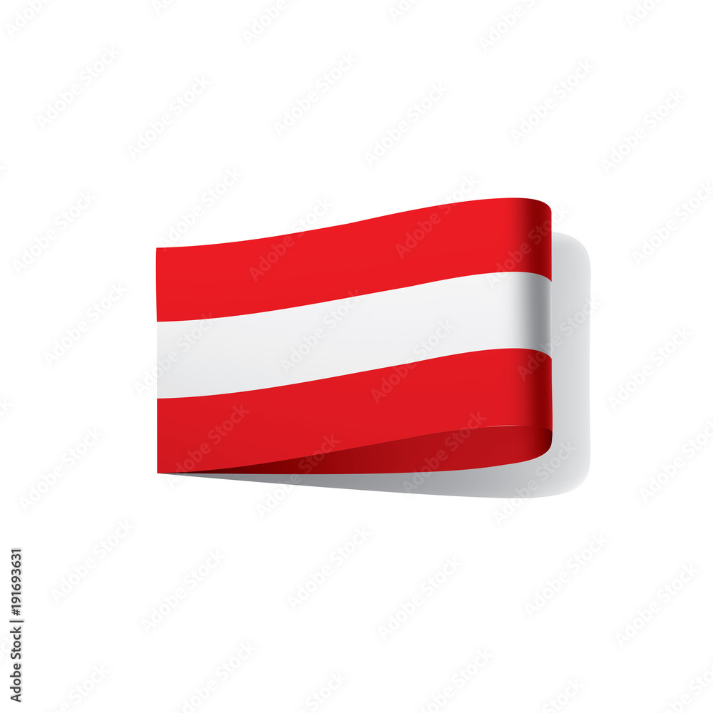 Austria flag, vector illustration Austria flag, vector illustration