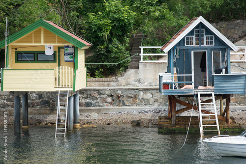 Photography Strand- und Badehäser am Oslofjord