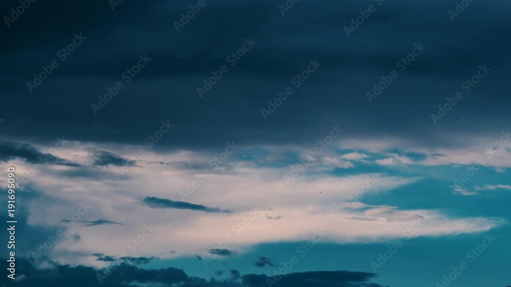 Timelapse clouds graphic passing by Timelapse clouds graphic passing by