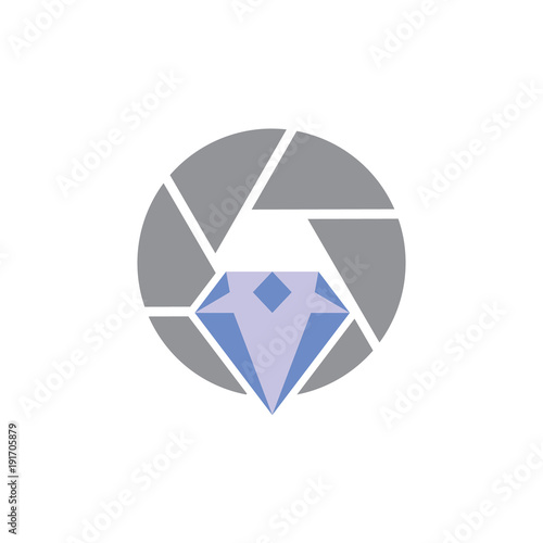 Free Download Diamond Camera Logo Icon Design - GFXLoad