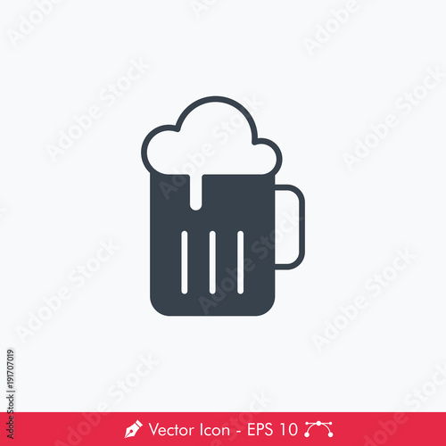 Beer Icon / Vector
