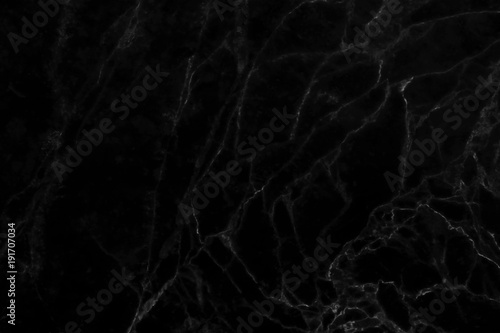 Abstract black marble surface background.