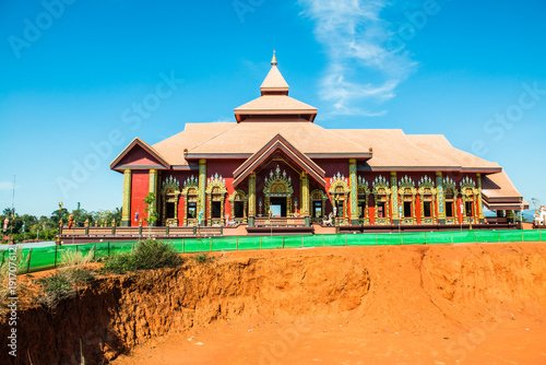 Beautiful Thai church in Prayodkhunpol Wiang Kalong temple photo