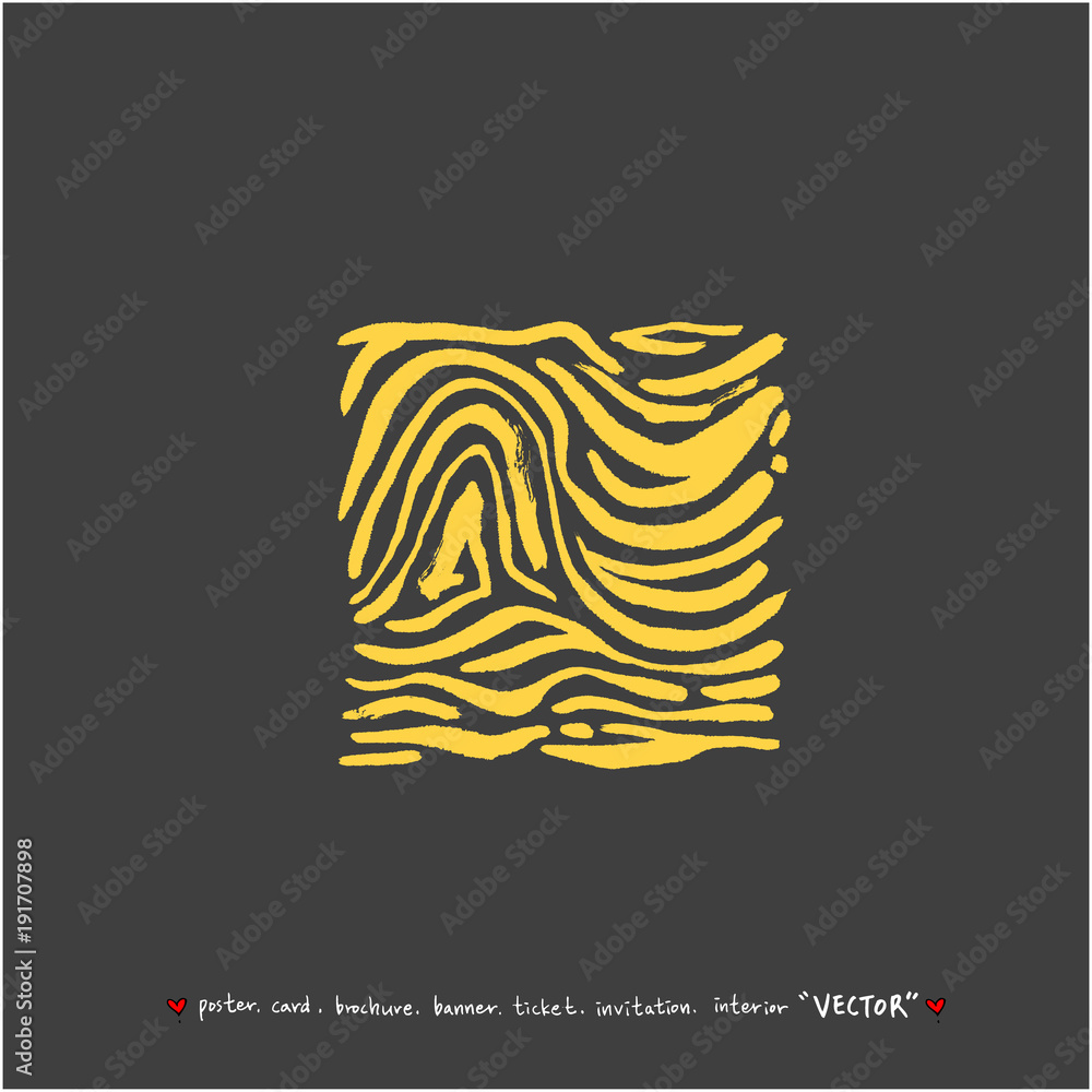 Obraz premium 얼룩말 무늬 / 손으로 그린 지브라 패턴