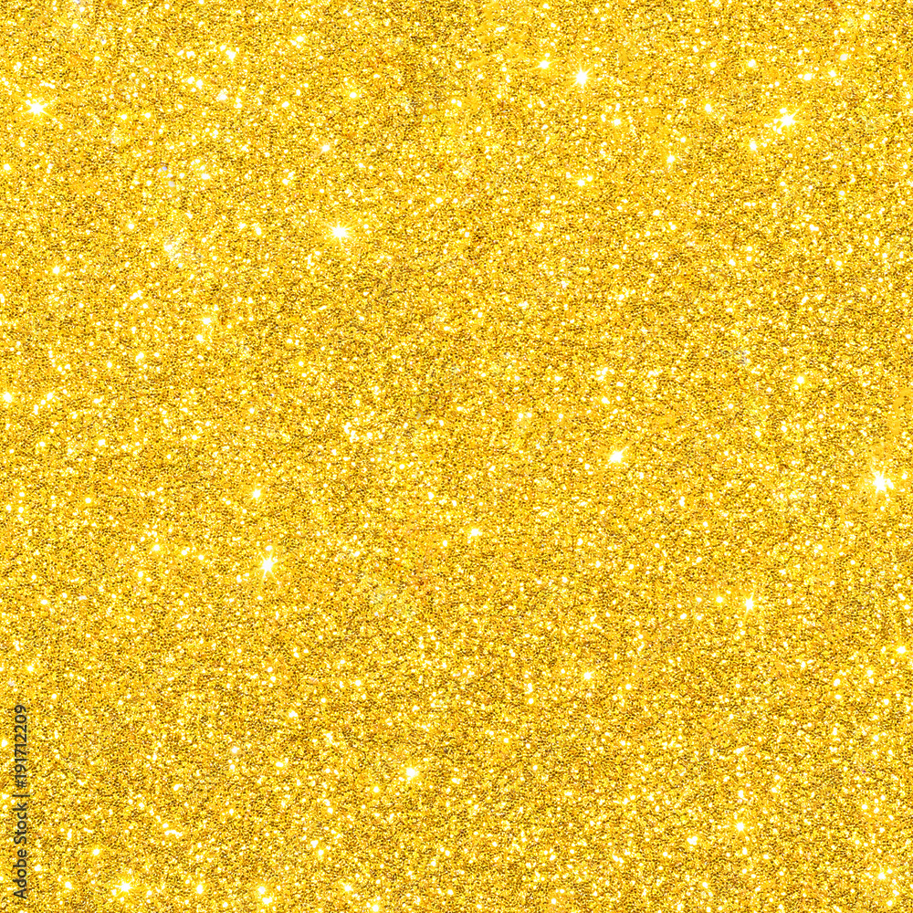 Gold glitter texture sparkling shiny wrapping paper background for  Christmas holiday seasonal wallpaper decoration, greeting and wedding  invitation card design element foto de Stock | Adobe Stock