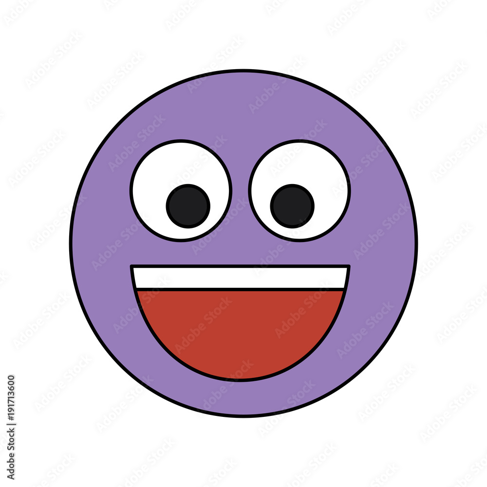 smile emoticon laughing happy icon vector illustration smile emoticon laughing happy icon vector illustration