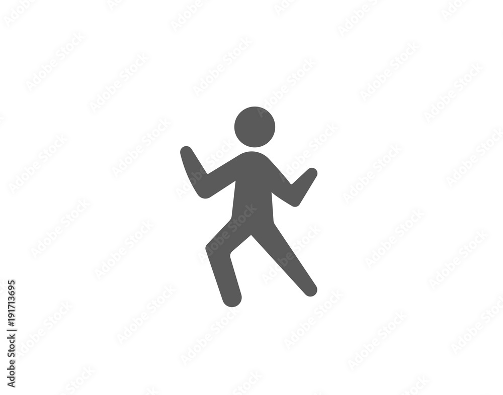 Dance icon, human dancing symbol Dance icon, human dancing symbol