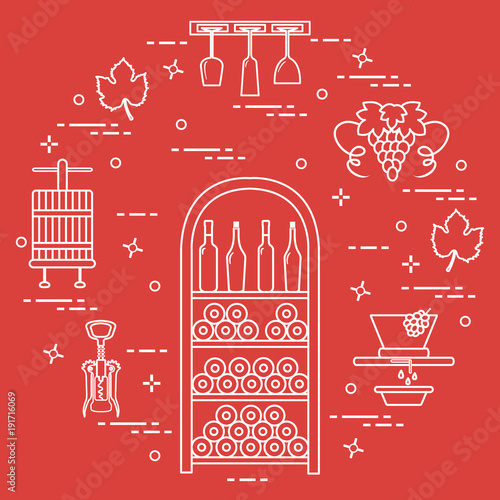 Winemaking: the production and storage of wine. Culture of drinking wine.