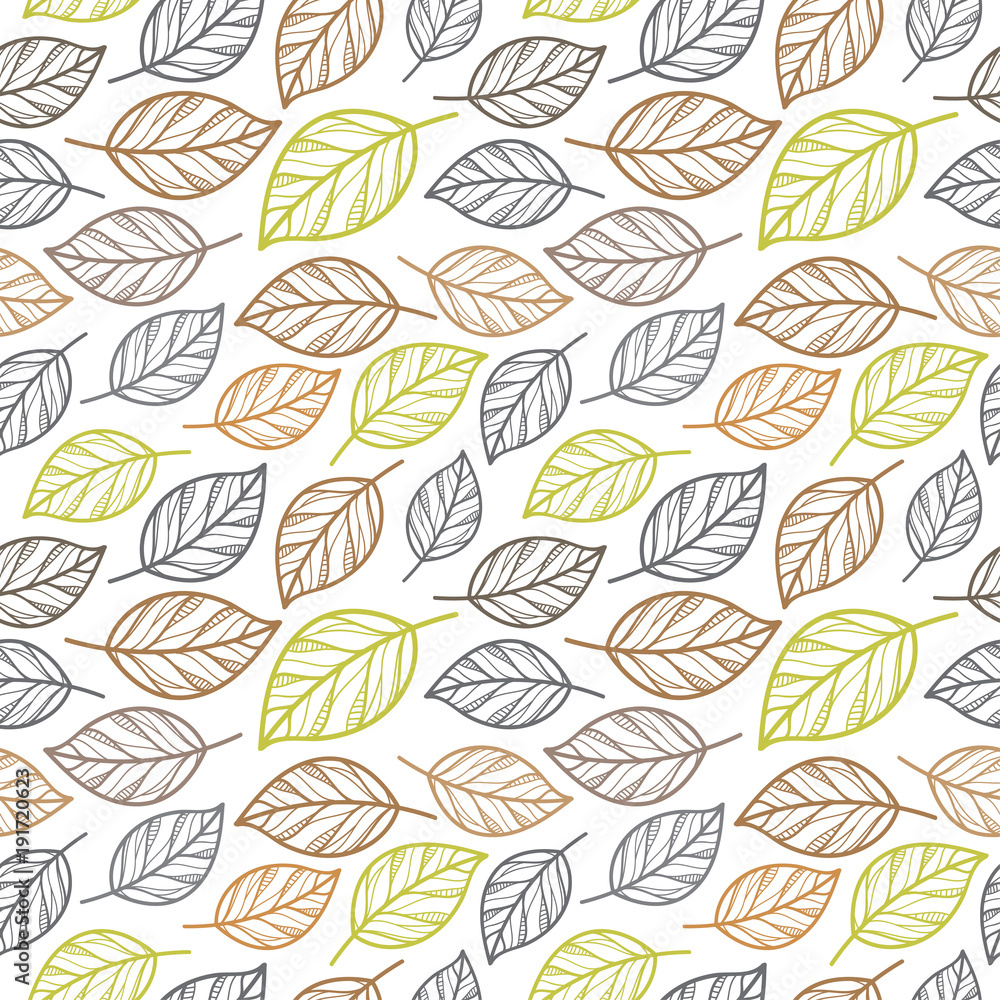 retro leaf seamless pattern retro leaf seamless pattern
