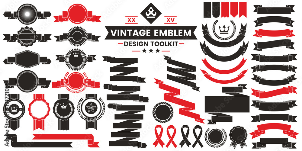 Obraz premium Vintage Retro Vector Logo for banner