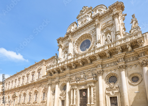 The sublime art of the stone of Lecce photo
