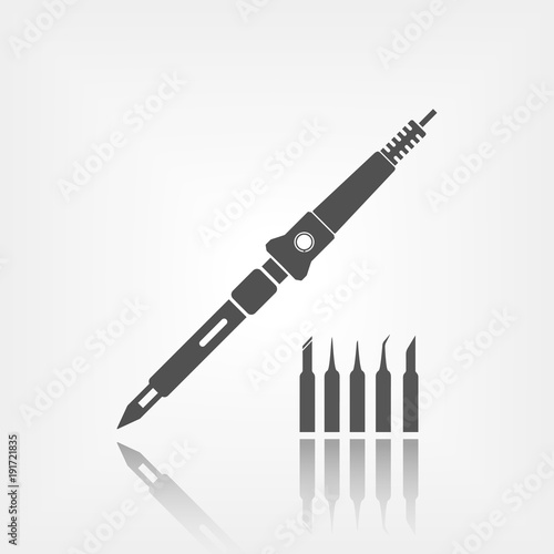 Soldering iron icon
