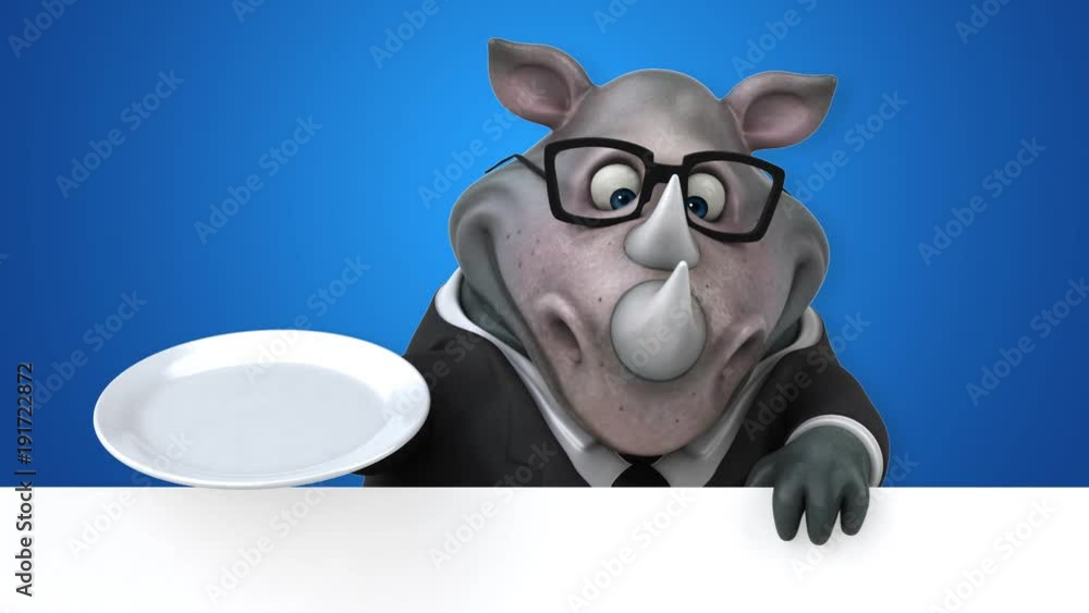 Fun rhino - 3D Animation
