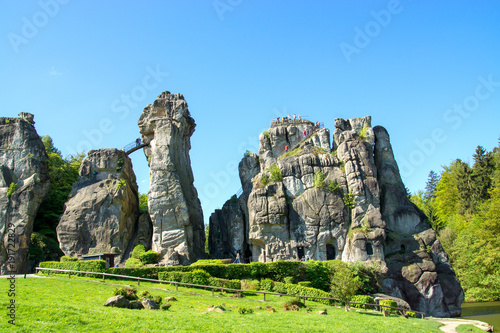 Externsteine, Teutoburger Wald, Deutschland photo