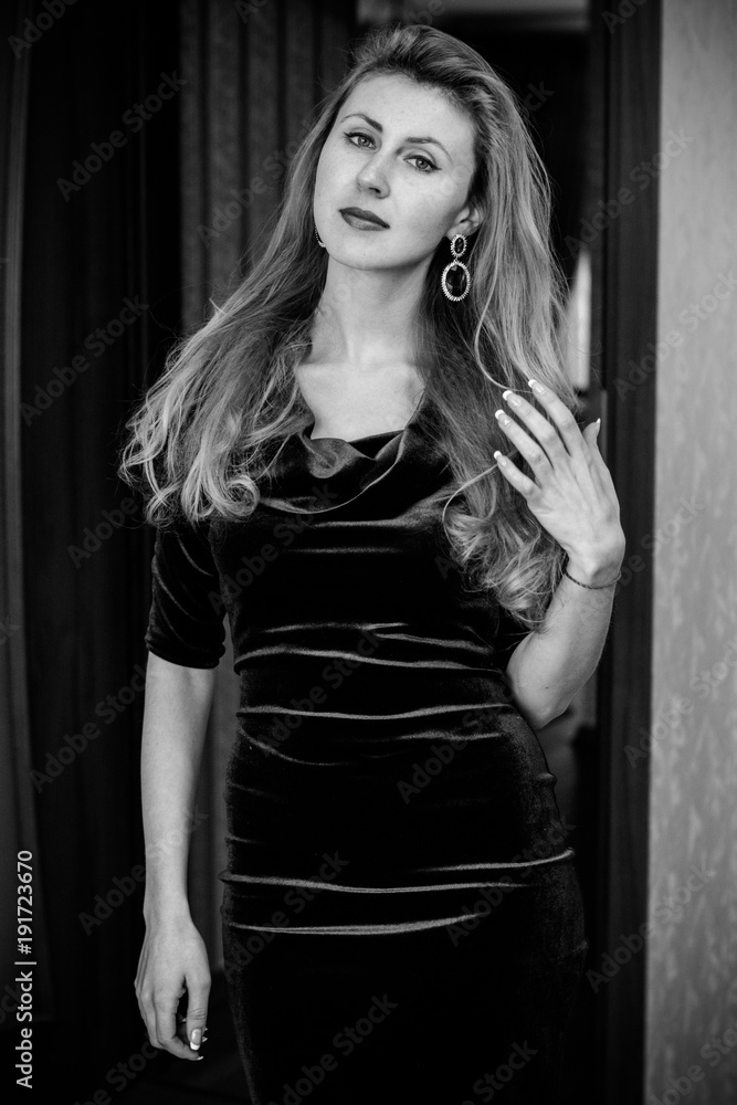 Concept of women's problem in life, relationship in love. Life of young american or European woman. Lady dreaming about best life Concept of women's problem in life, relationship in love. Life of young american or European woman. Lady dreaming about best life