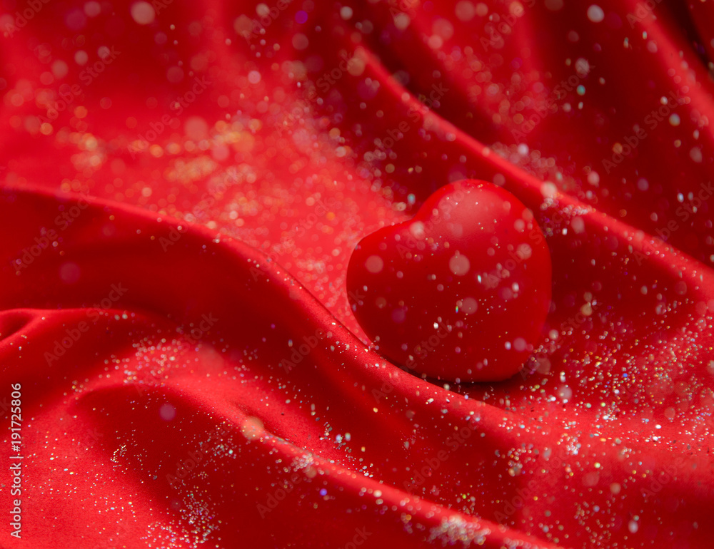 background valentine's day card on red holy red heart with sparkles background valentine's day card on red holy red heart with sparkles