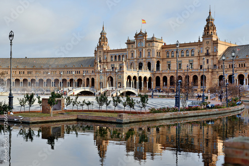 The Square of Spain  Seville  Spain