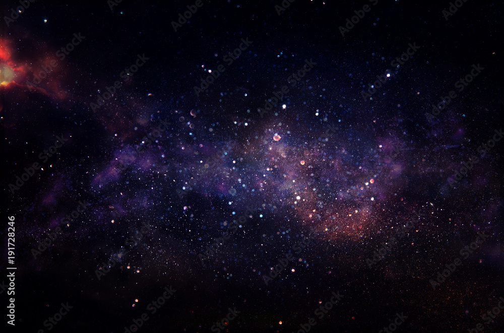 Galaxy and nebula . Starry outer space background texture.