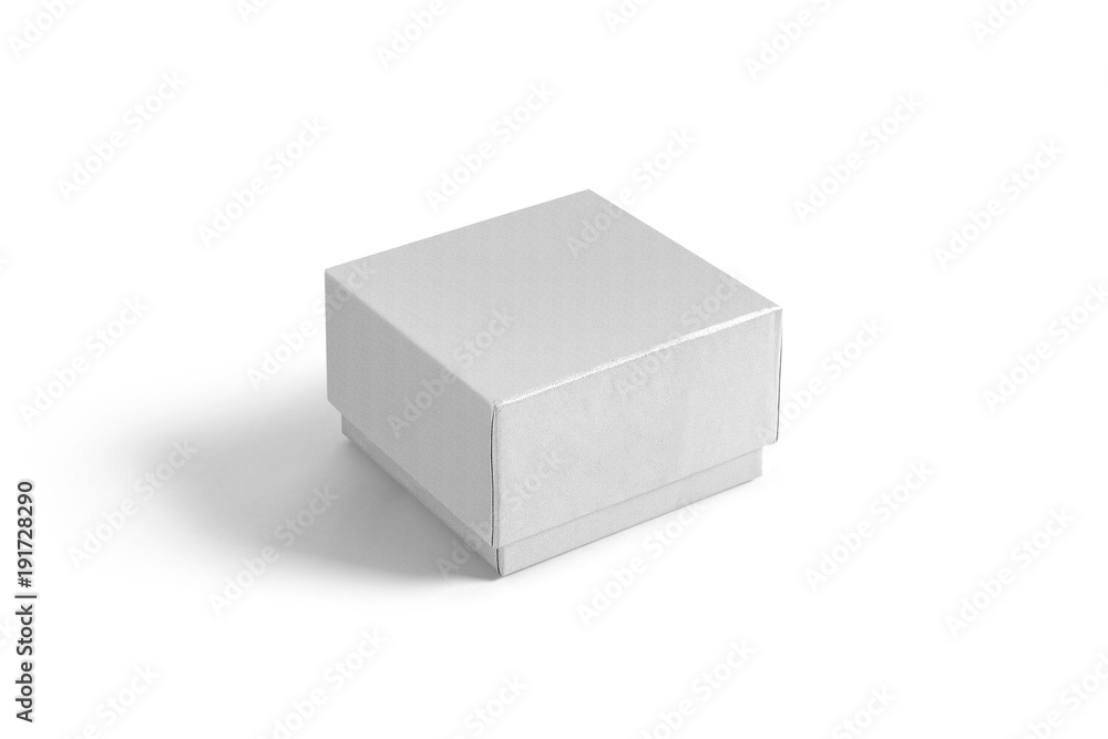 Single gift box isolated on white background. Wrapped vintage gift box mock up template ready for your design. Single gift box isolated on white background. Wrapped vintage gift box mock up template ready for your design.