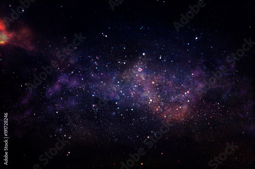 Fototapeta Naklejka Na Ścianę i Meble -  Galaxy and nebula . Starry outer space background texture.