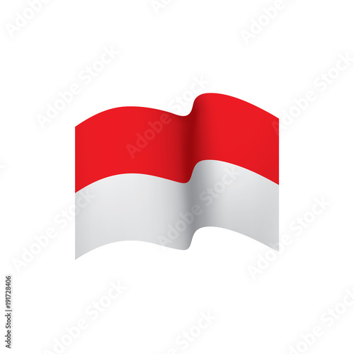 Indonesia flag, vector illustration Free Download Indonesia flag, vector illustration - GFXLoad
