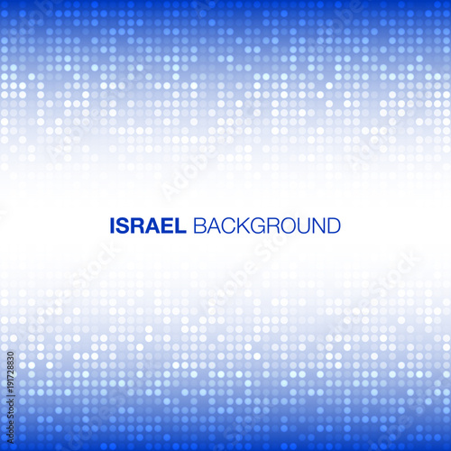Abstract Background using Israel flag colors. Vector illustration