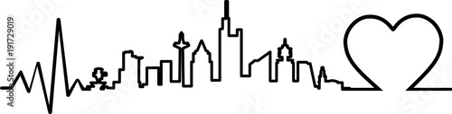 Skyline Frankfurt Herz