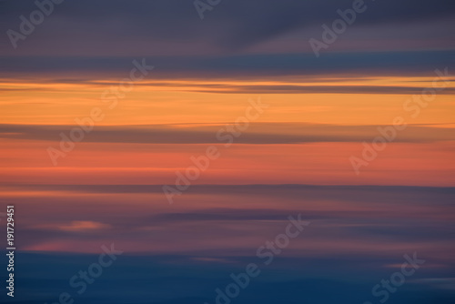 Orange colours during sunset © jodie777