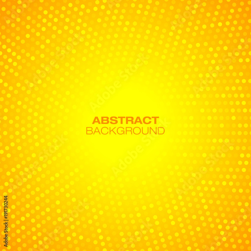 Abstract Circular Orange Background. Vector illustration