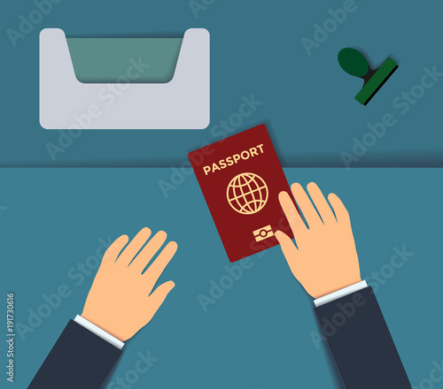 Biometric passport control