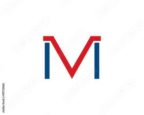 mv letter logo