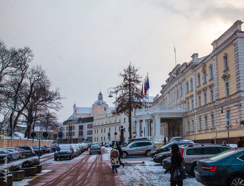 Naklejka premium Vilnius,Old Town