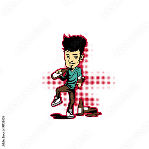 Party tonight vector illustration