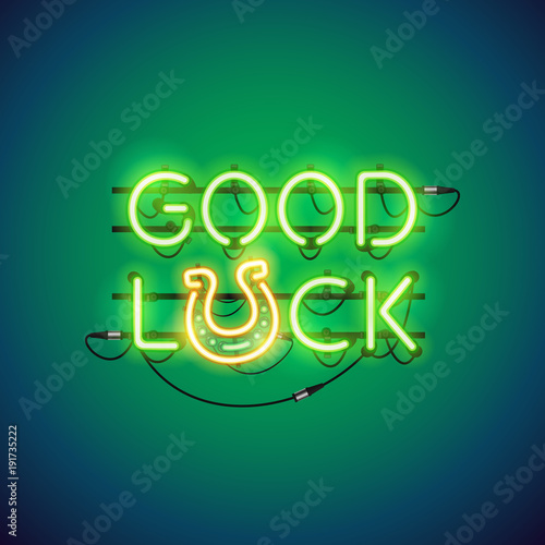 Good Luck Neon Sign