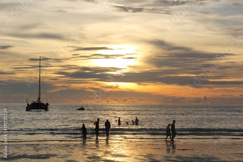 Sundowner at the beach