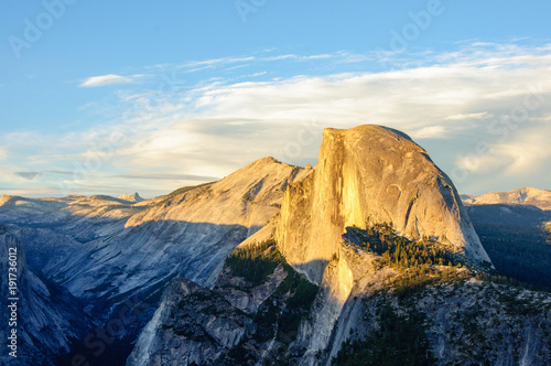 Mountain Half Dome in Yosemite national park. California