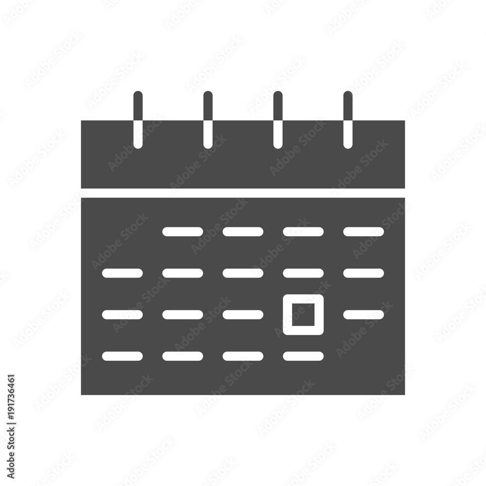 Calendar Solid Icon