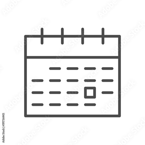 Calendar Line Icon