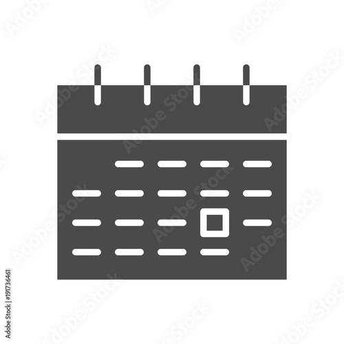 Calendar Solid Icon