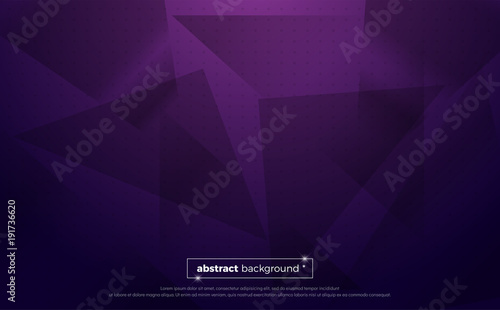 purple polygonal abstract background. geometric illustration with gradient. background texture design for poster, banner, card and template. Vector illustration