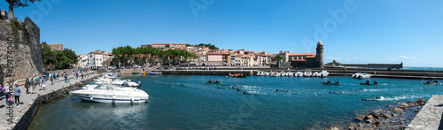 Retour des nageurs de combat au port de Collioure