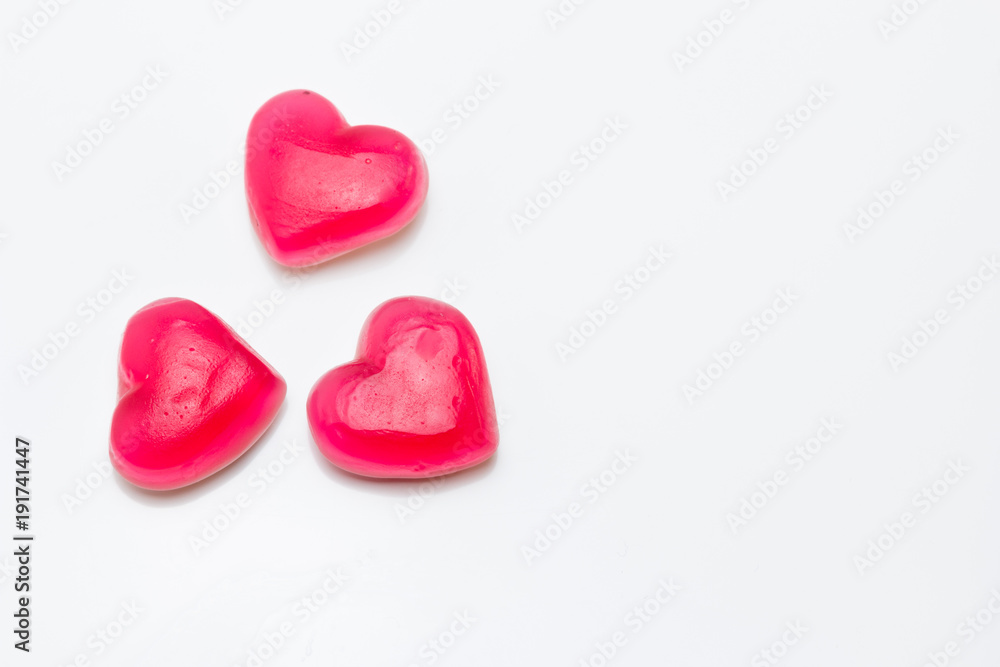 Gominolas con forma de corazón Gominolas con forma de corazón