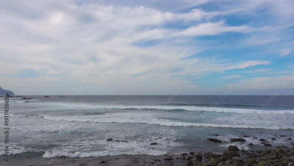 Waves of Atlantic Ocean, Tenerife, Canary Islands Waves of Atlantic Ocean, Tenerife, Canary Islands
