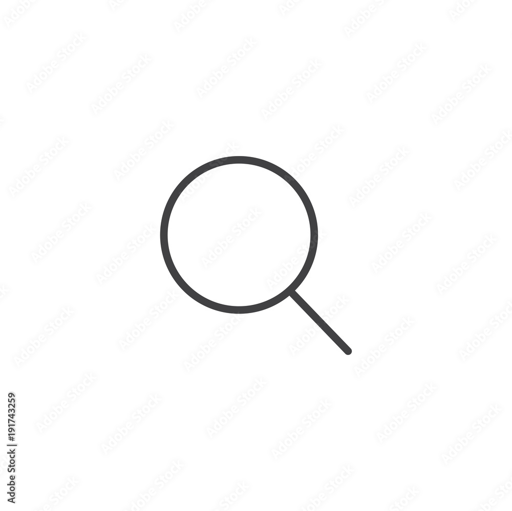 magnifier icon. sign design magnifier icon. sign design