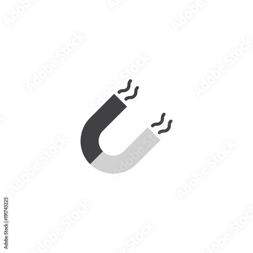 magnet icon. sign design