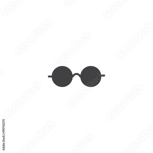 glasses icon. sign design