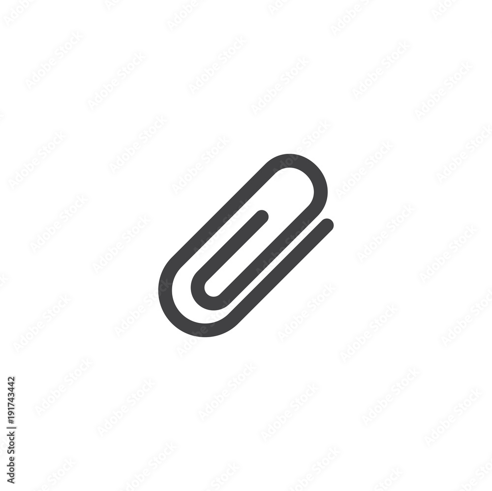 clip icon. sign design clip icon. sign design