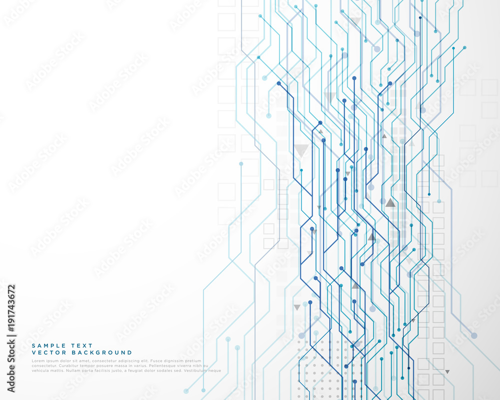 technology circuit diagram network background Stock Vector | Adobe Stock