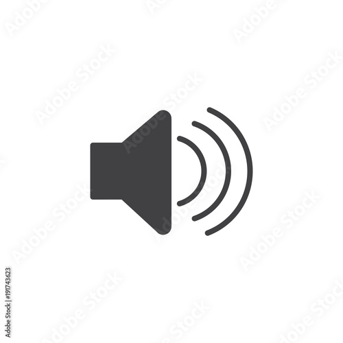 sound icon. sign design