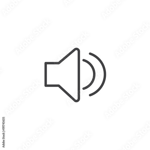 sound icon. sign design